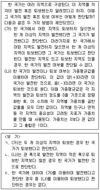 PSAT 언어논리 2024년 1회 24번 문제 그림