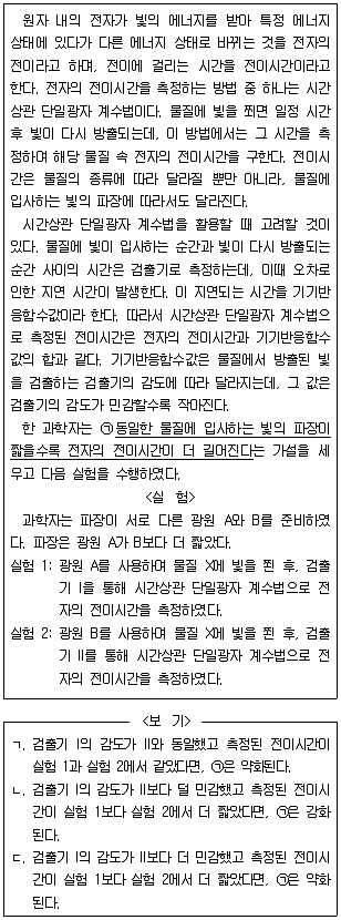 PSAT 언어논리 2024년 1회 38번 문제 그림